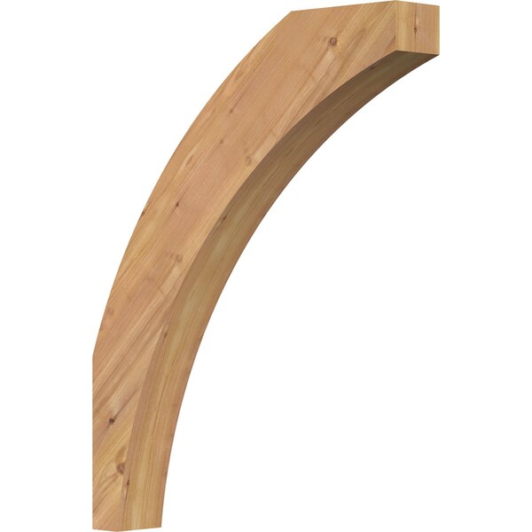 Ekena Millwork 3 1/2"W x 22"D x 28"H Thorton Smooth Knee Brace, Western Red Cedar BRC04X22X28THR00SWR - main